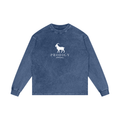 Acid Wash Oversize Long Sleeve T-Shirt