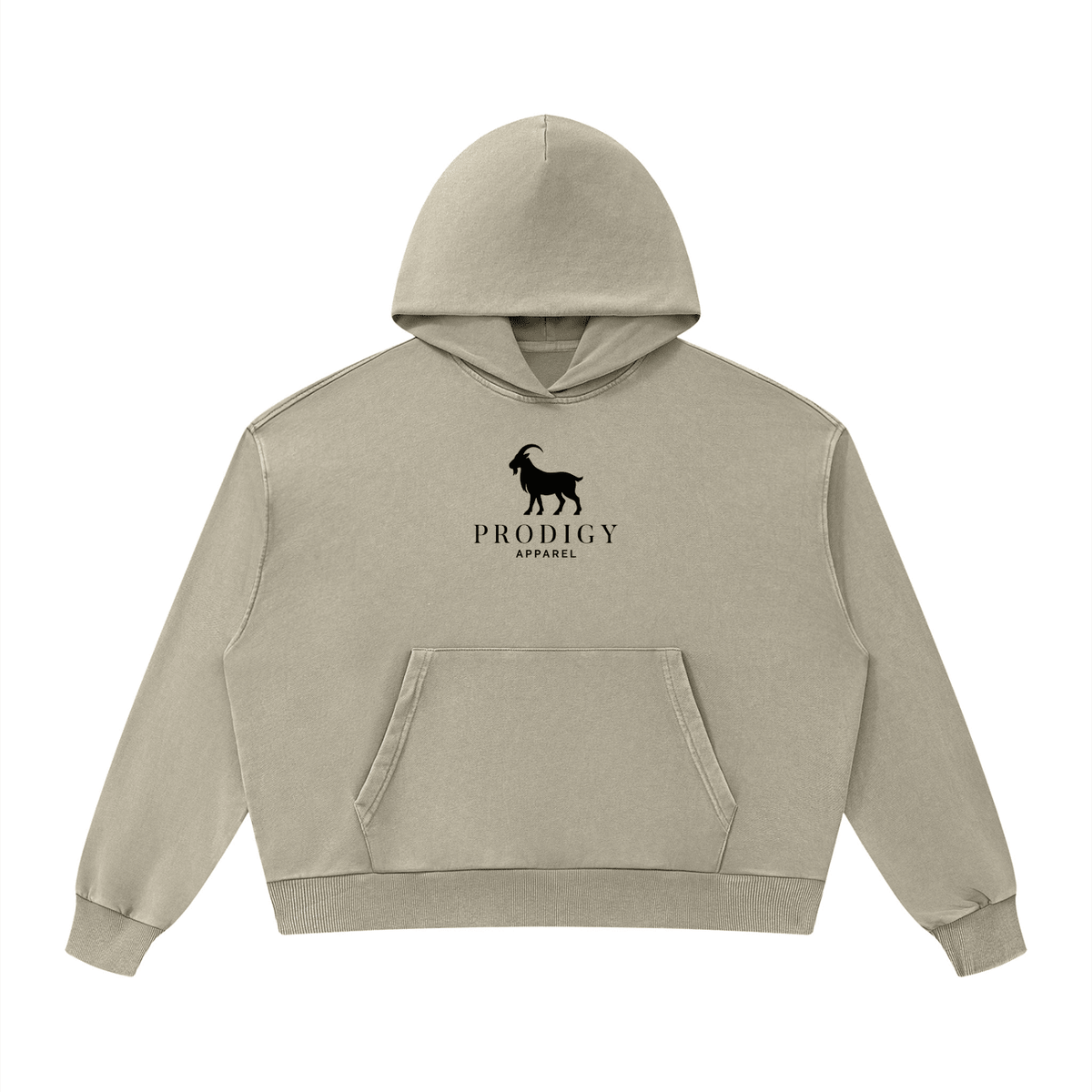 Unisex Mineral Wash Boxy Hoodie