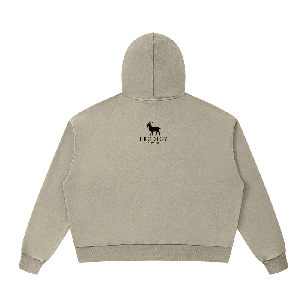 Unisex Mineral Wash Boxy Hoodie